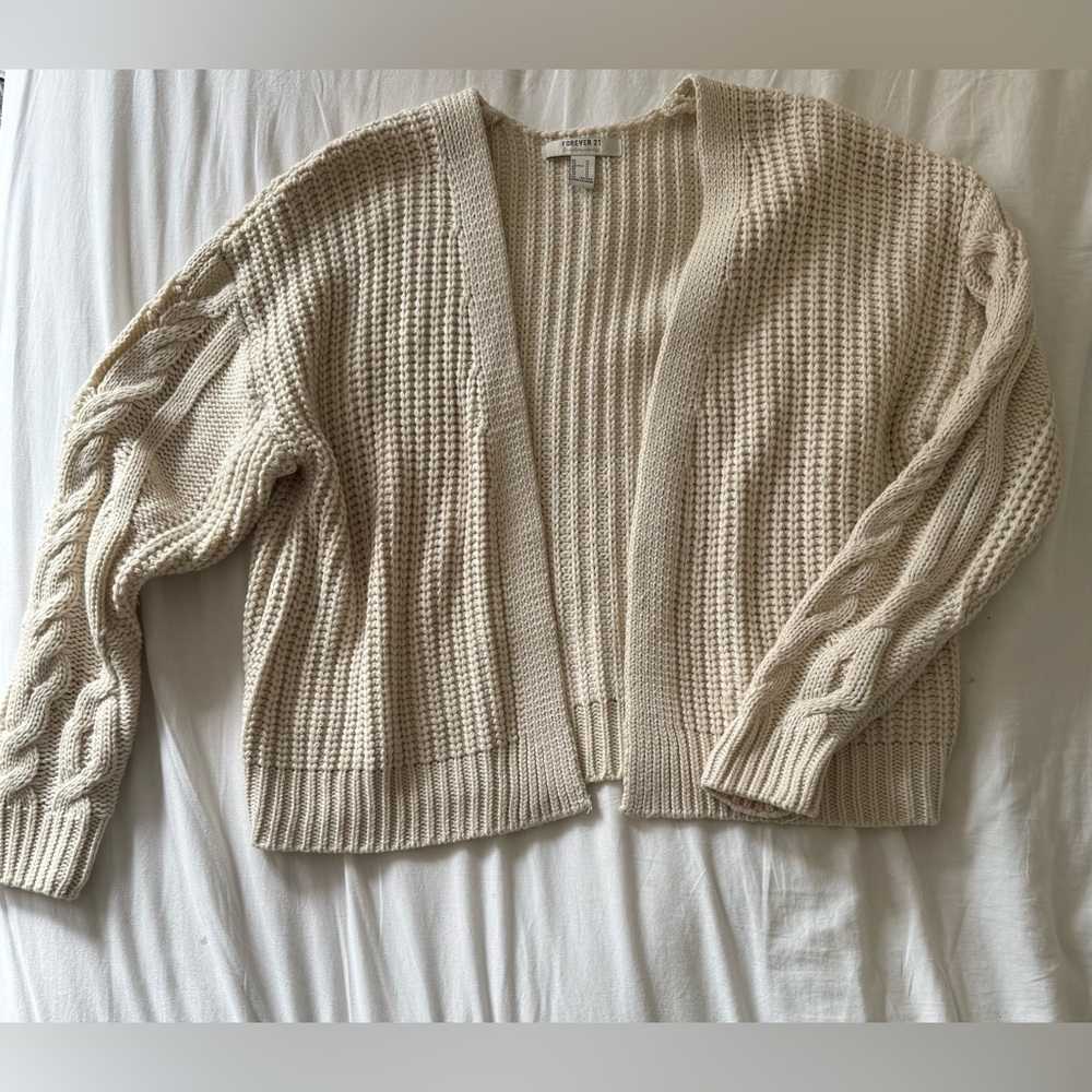 Chunky Cable knit cardigan